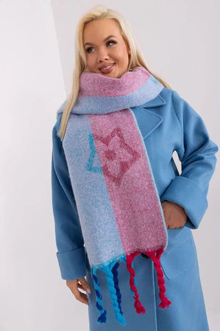 Decorative Stripe Scarf – Soft, Stylish & Cold-Weather Ready