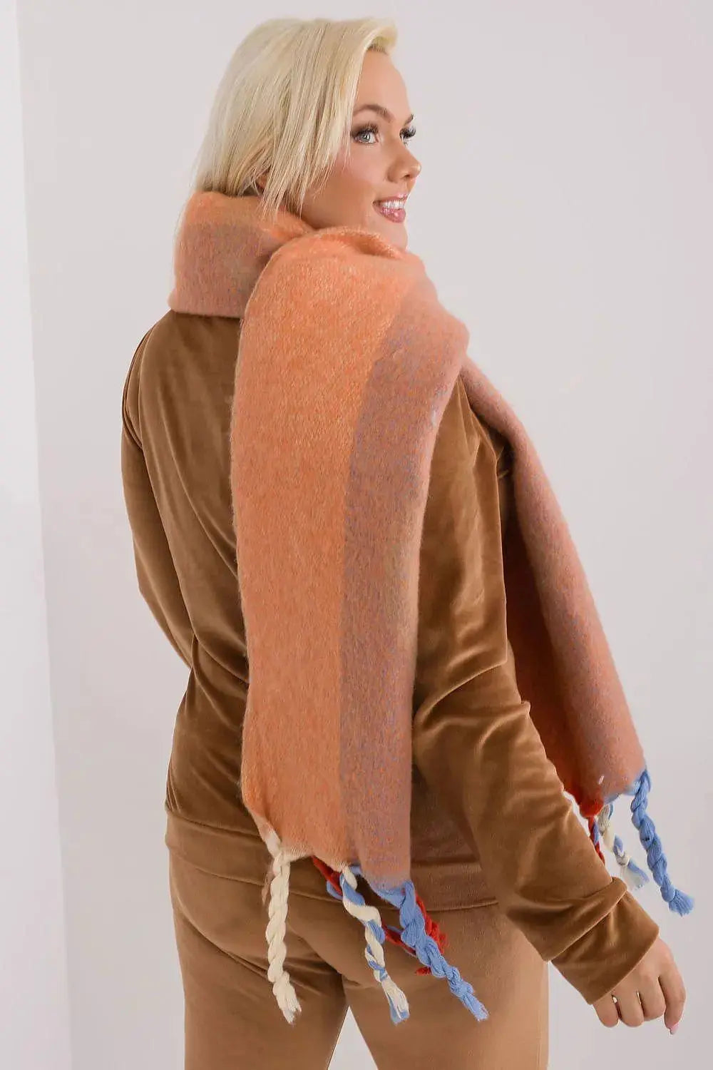 Decorative Stripe Scarf – Soft, Stylish & Cold-Weather Ready