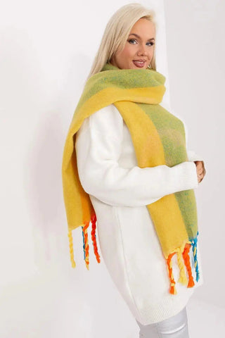 Decorative Stripe Scarf – Soft, Stylish & Cold-Weather Ready