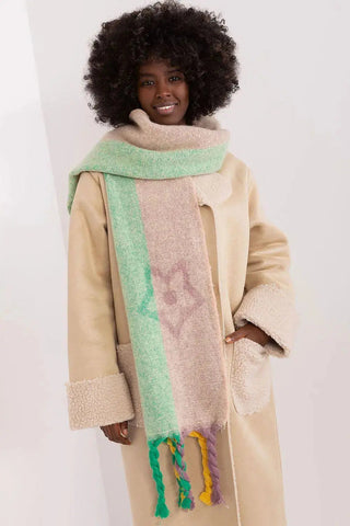 Decorative Stripe Scarf – Soft, Stylish & Cold-Weather Ready