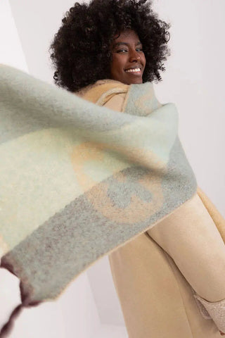 Decorative Stripe Scarf – Soft, Stylish & Cold-Weather Ready