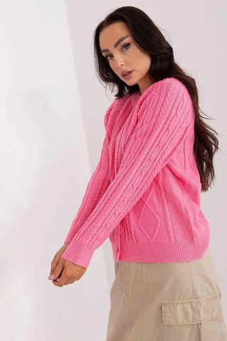 AT fabric texture womens sweater