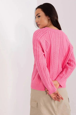 AT fabric texture womens sweater