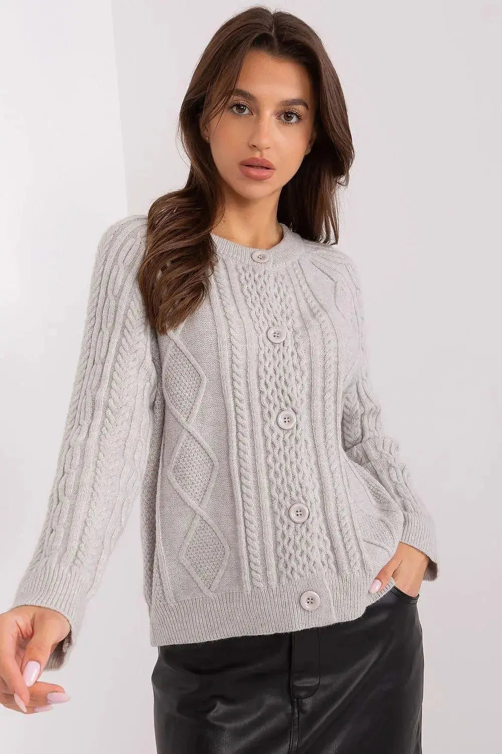 AT fabric texture womens sweater
