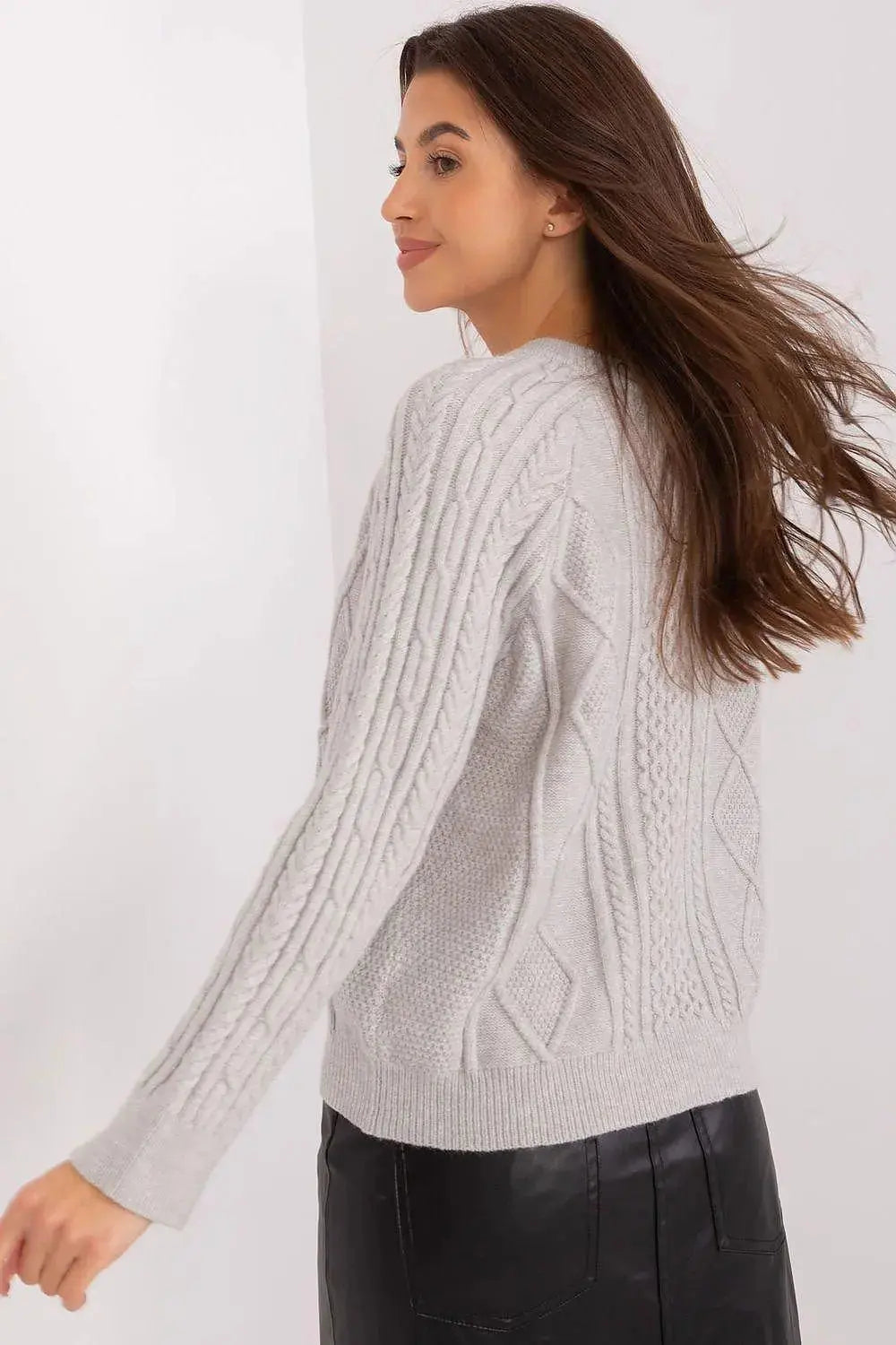 AT fabric texture womens sweater
