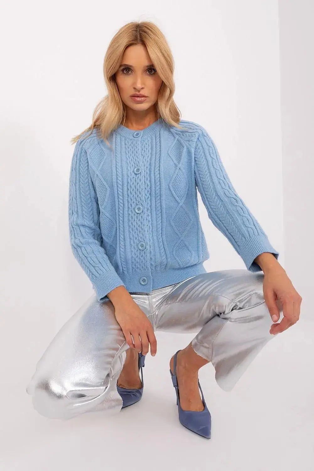 AT fabric texture womens sweater