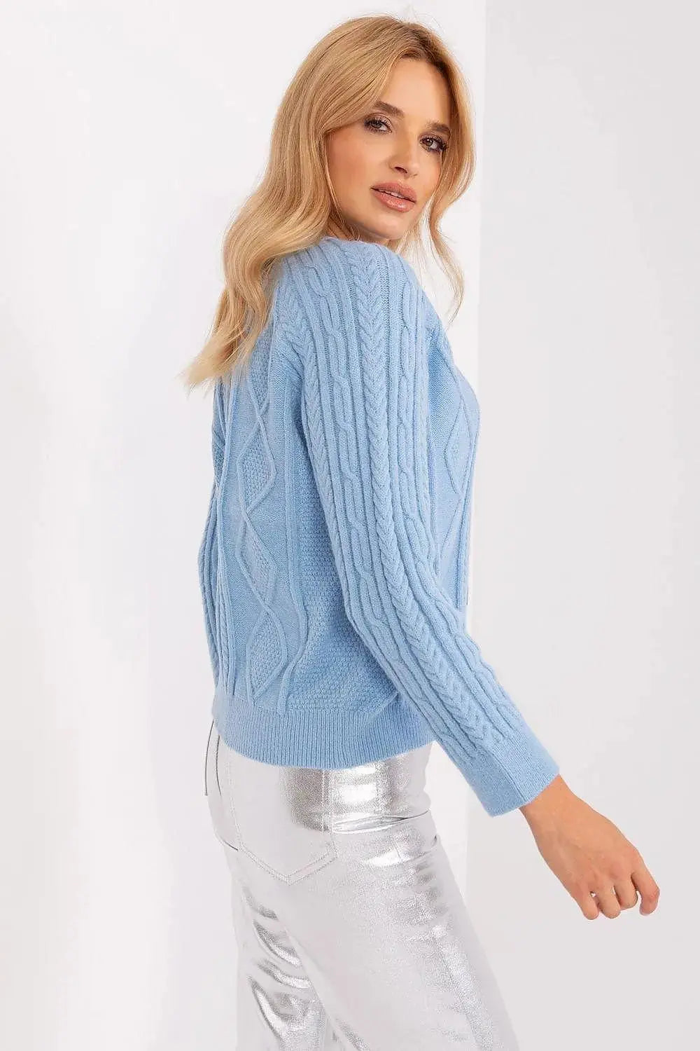 AT fabric texture womens sweater