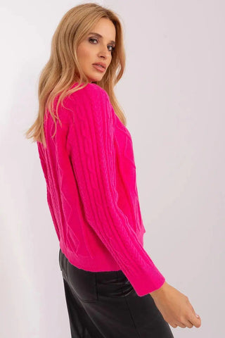 AT fabric texture womens sweater