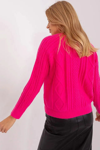 AT fabric texture womens sweater