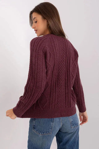 AT fabric texture womens sweater