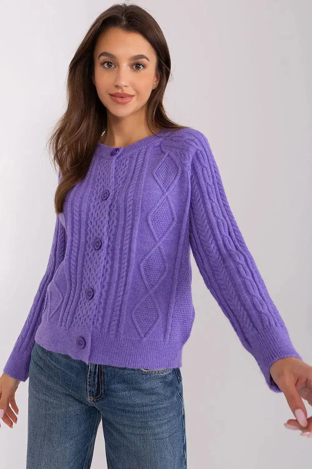 AT fabric texture womens sweater