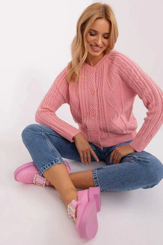 AT fabric texture womens sweater