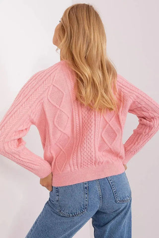AT fabric texture womens sweater