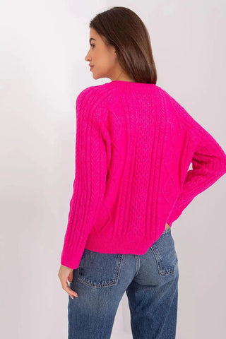 AT fabric texture womens sweater