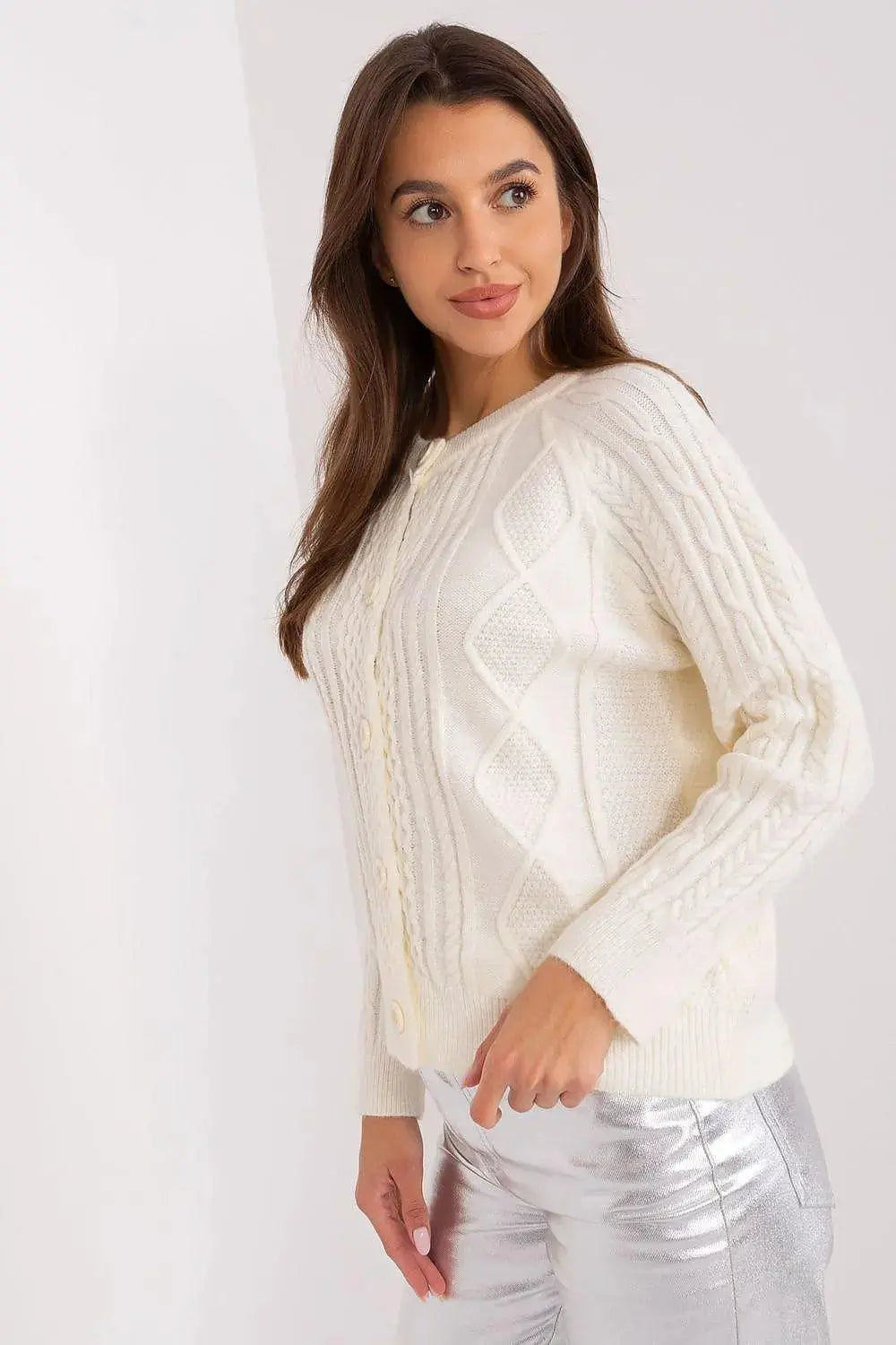 AT fabric texture womens sweater