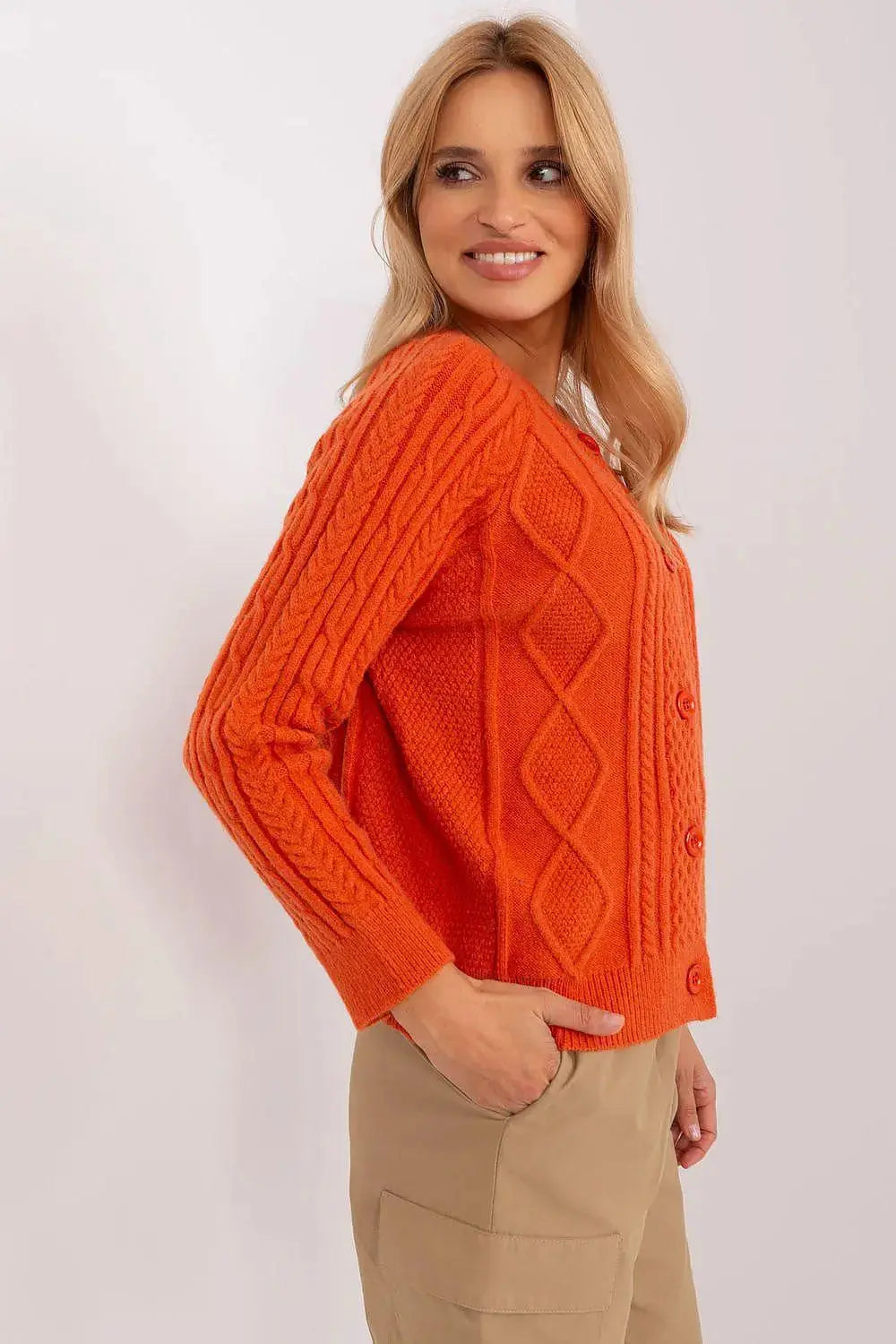 AT fabric texture womens sweater