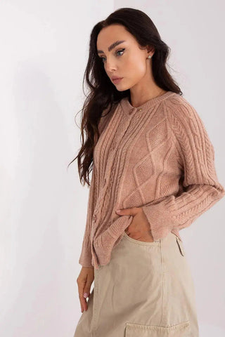 AT fabric texture womens sweater