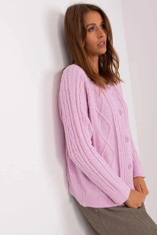 AT fabric texture womens sweater