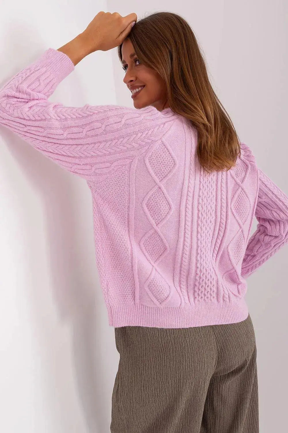 AT fabric texture womens sweater