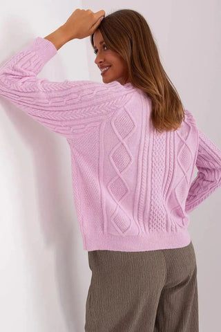 AT fabric texture womens sweater