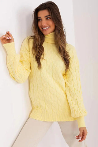 AT long sleeve turtleneck sweater