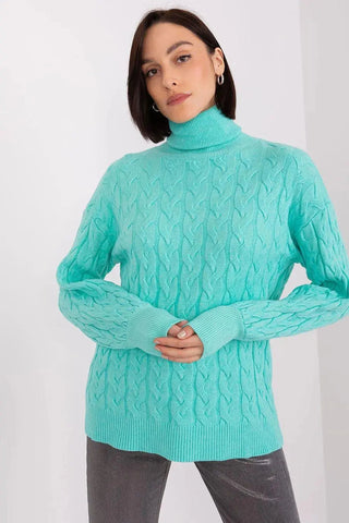 AT long sleeve turtleneck sweater