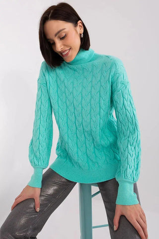 AT long sleeve turtleneck sweater