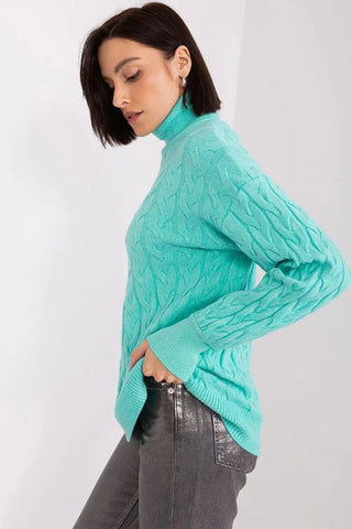 AT long sleeve turtleneck sweater