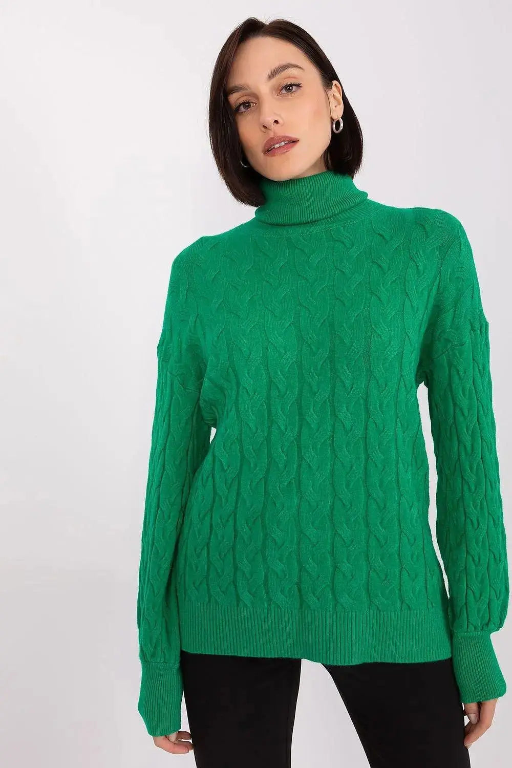 AT long sleeve turtleneck sweater