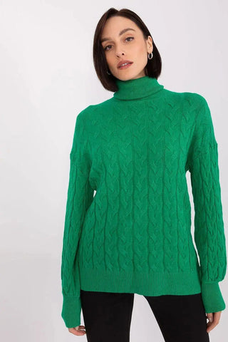 AT long sleeve turtleneck sweater