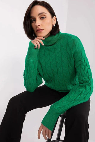 AT long sleeve turtleneck sweater
