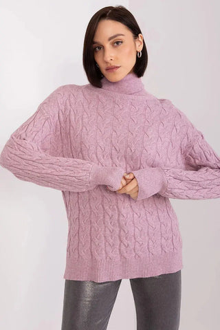 AT long sleeve turtleneck sweater