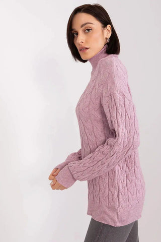 AT long sleeve turtleneck sweater
