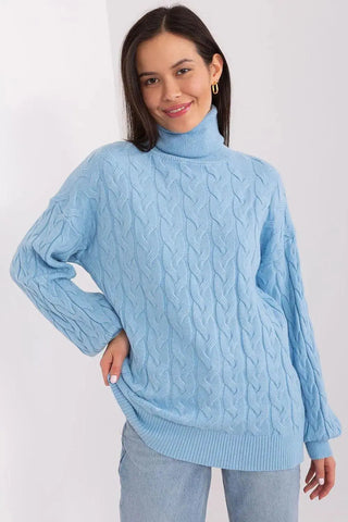 AT long sleeve turtleneck sweater