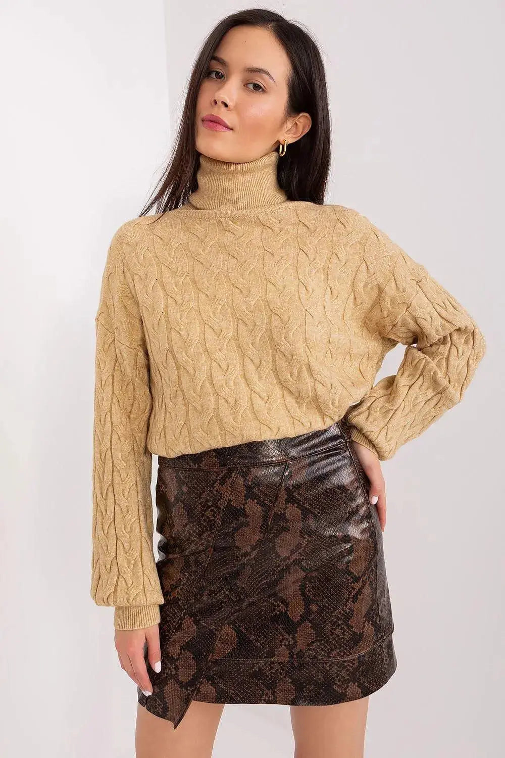 AT long sleeve turtleneck sweater