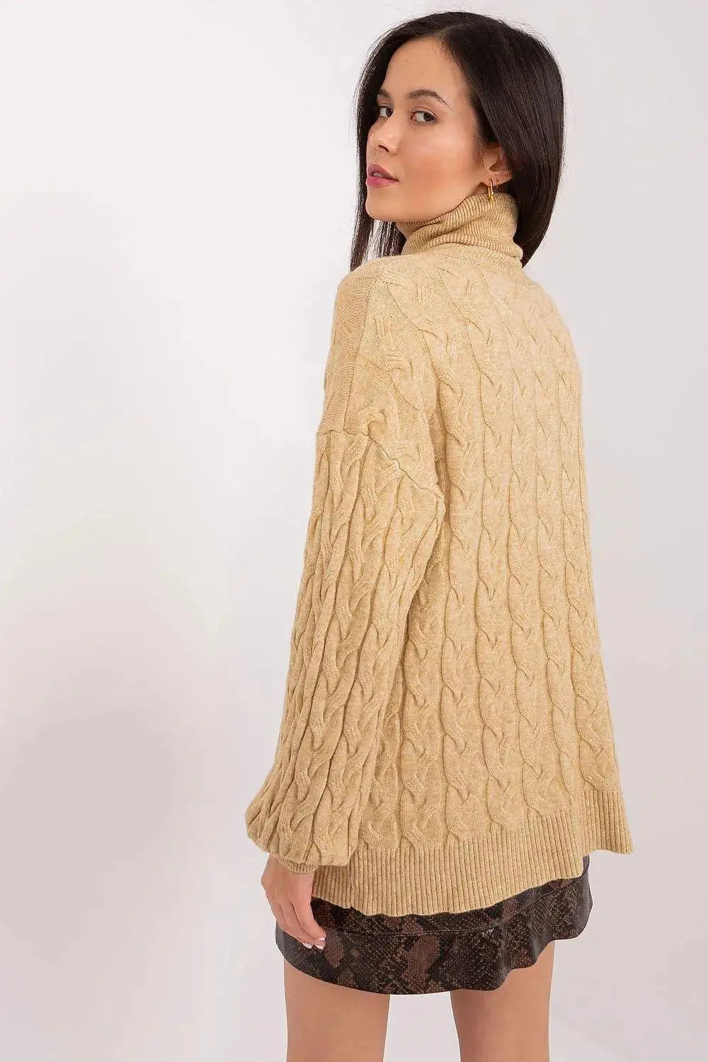 AT long sleeve turtleneck sweater