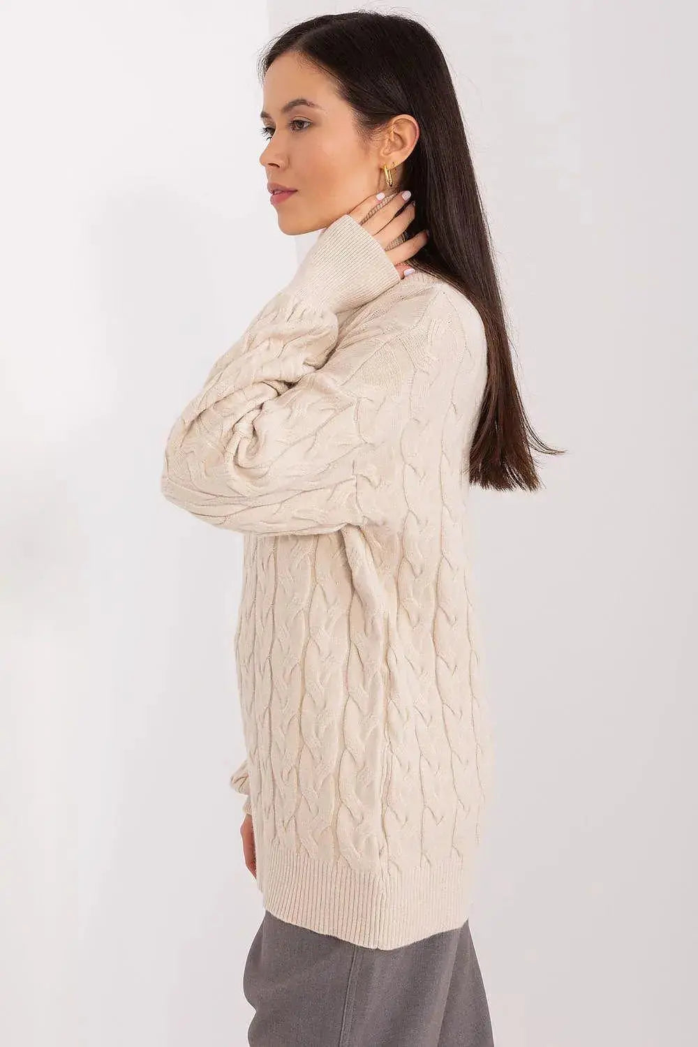 AT long sleeve turtleneck sweater