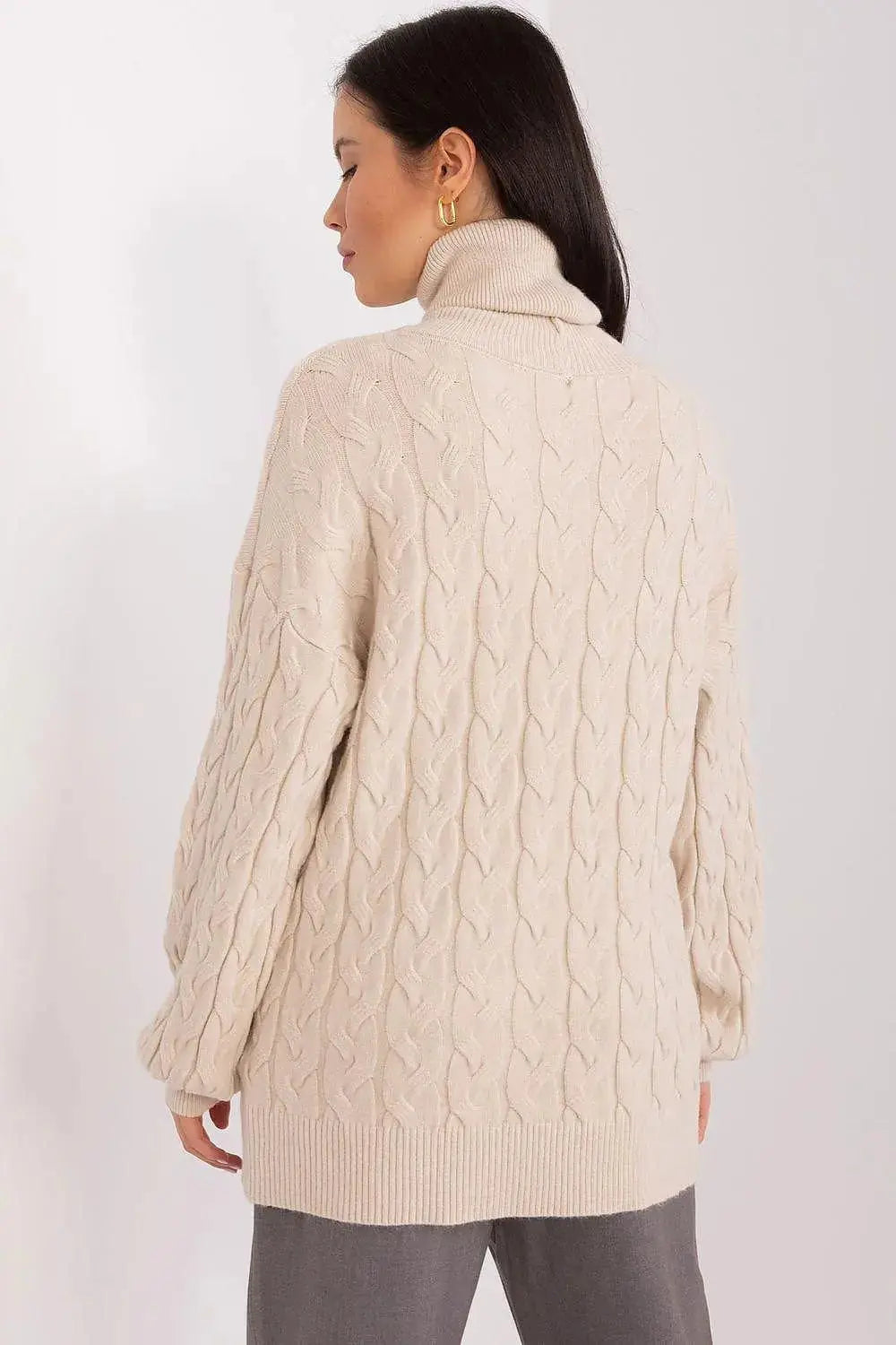 AT long sleeve turtleneck sweater