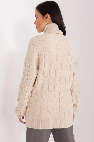 AT long sleeve turtleneck sweater