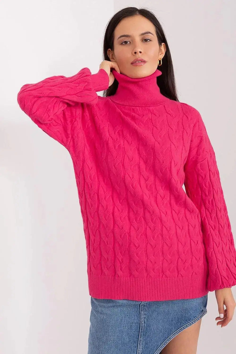 AT long sleeve turtleneck sweater