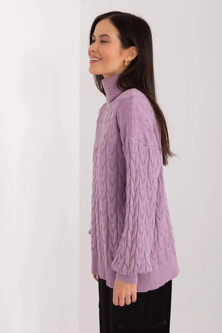 AT long sleeve turtleneck sweater