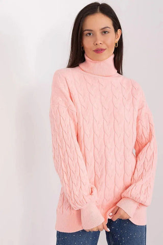 AT long sleeve turtleneck sweater
