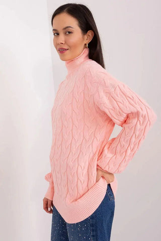 AT long sleeve turtleneck sweater