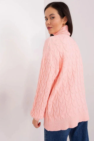 AT long sleeve turtleneck sweater