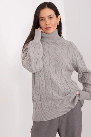 AT long sleeve turtleneck sweater