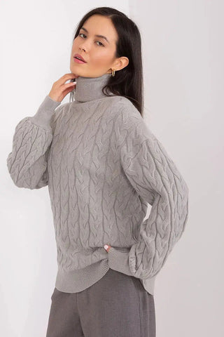 AT long sleeve turtleneck sweater
