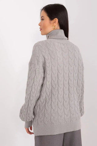 AT long sleeve turtleneck sweater