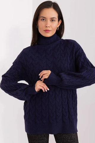 AT long sleeve turtleneck sweater