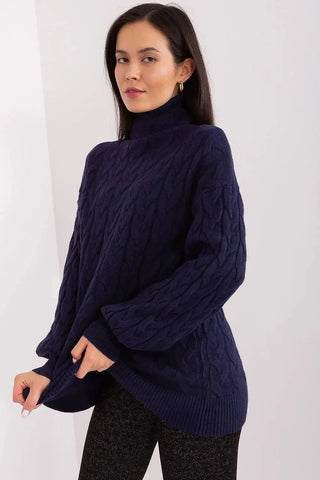 AT long sleeve turtleneck sweater