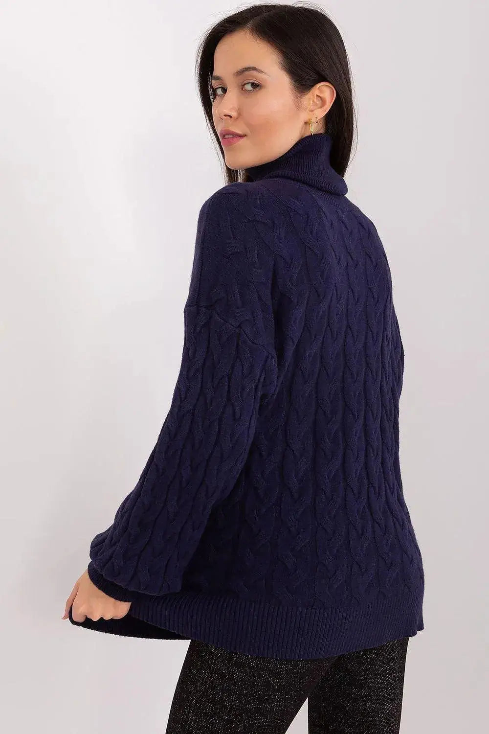 AT long sleeve turtleneck sweater